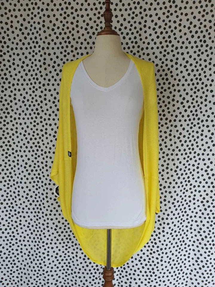 Hello Friday Flo Cardigan Acid Yellow Feliz Gifts Post More