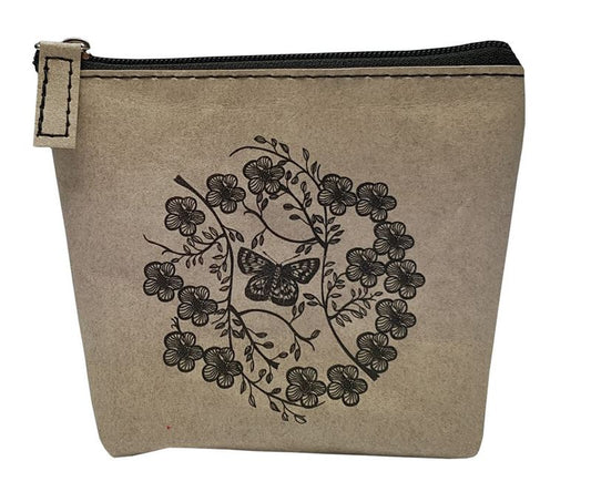 Jo Luping Design - Manuka on Natural Coin Purse