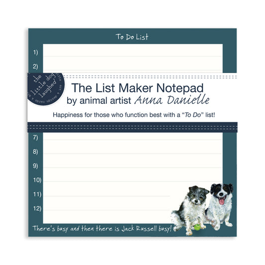 Little Dog Laughed - Busy Jack List Maker Notepad