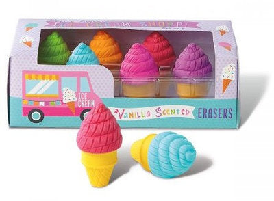 Ooly - Ice Cream Scented Set of 6- Erasers