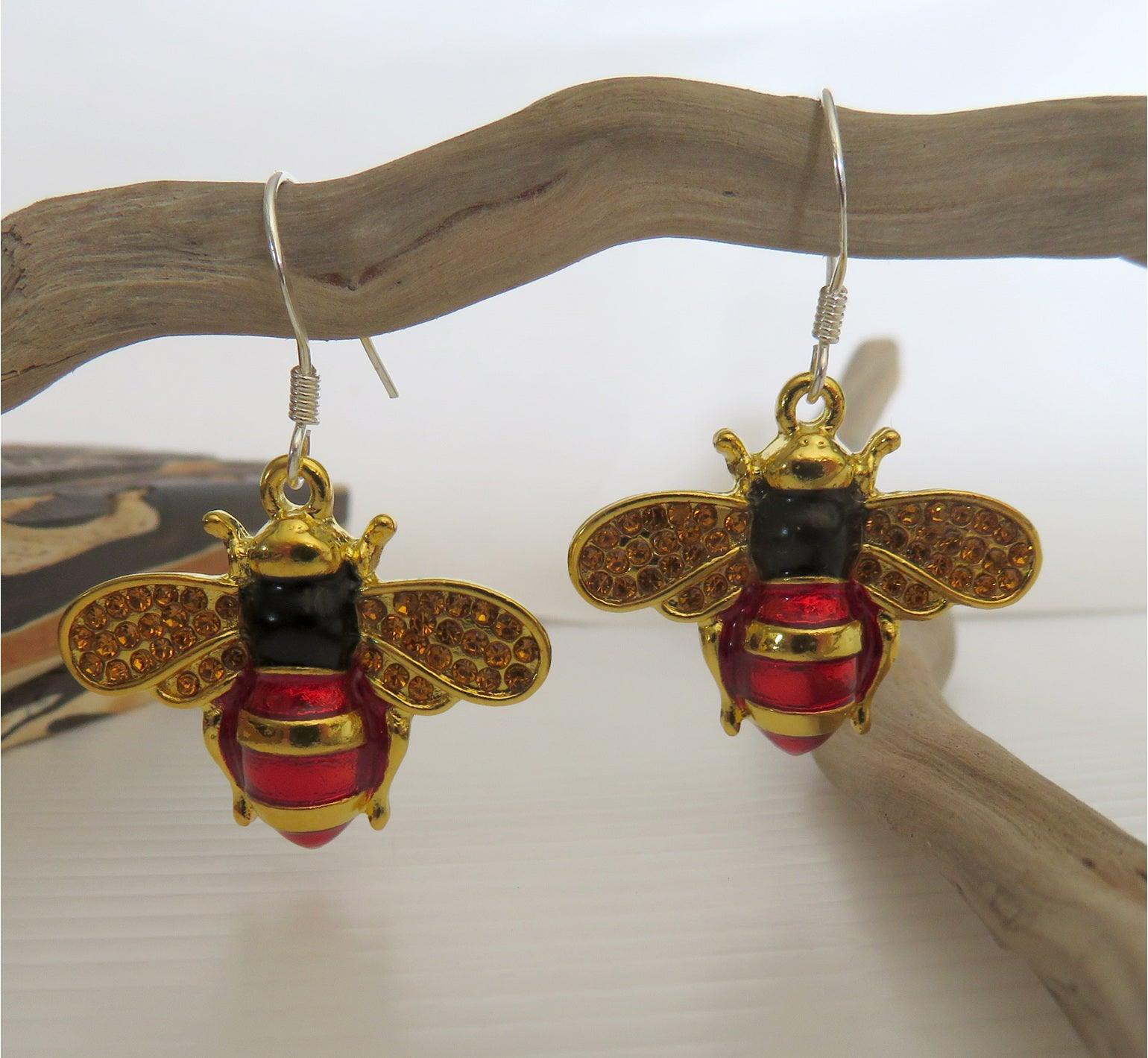 Honey Bee Zardozi Earring MULTICOLOR